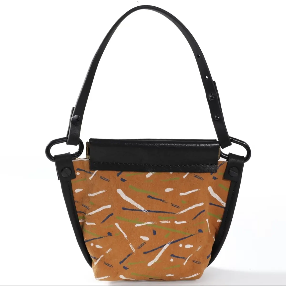 Vintage Patchwork Plant Fiber Paper Phone Bag