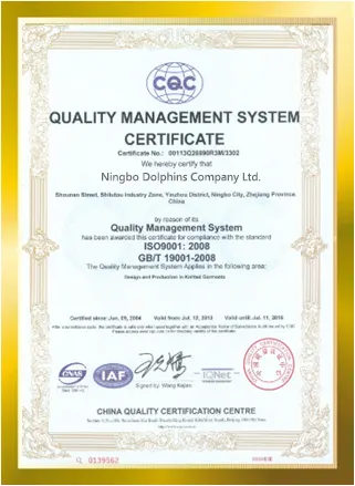 ISO Certification